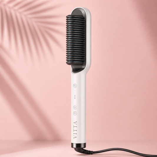 VITTA Style Duo — 2-in-1 Ionic Ceramic Straightener & Curling Brush