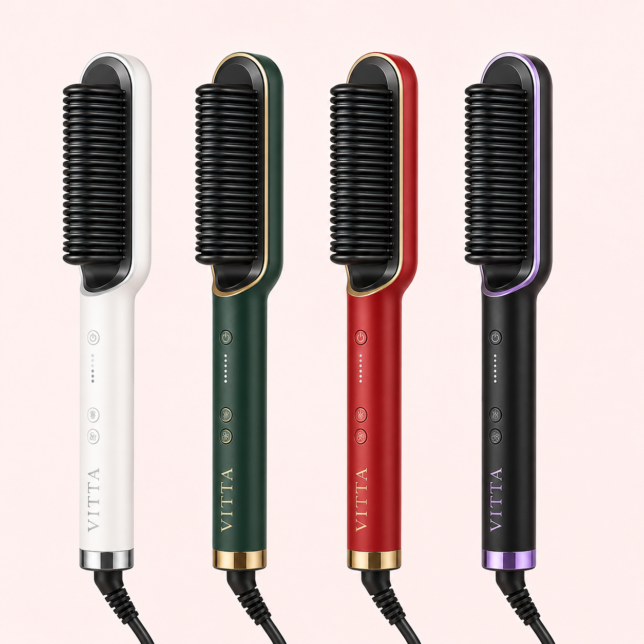 VITTA Style Duo — 2-in-1 Ionic Ceramic Straightener & Curling Brush