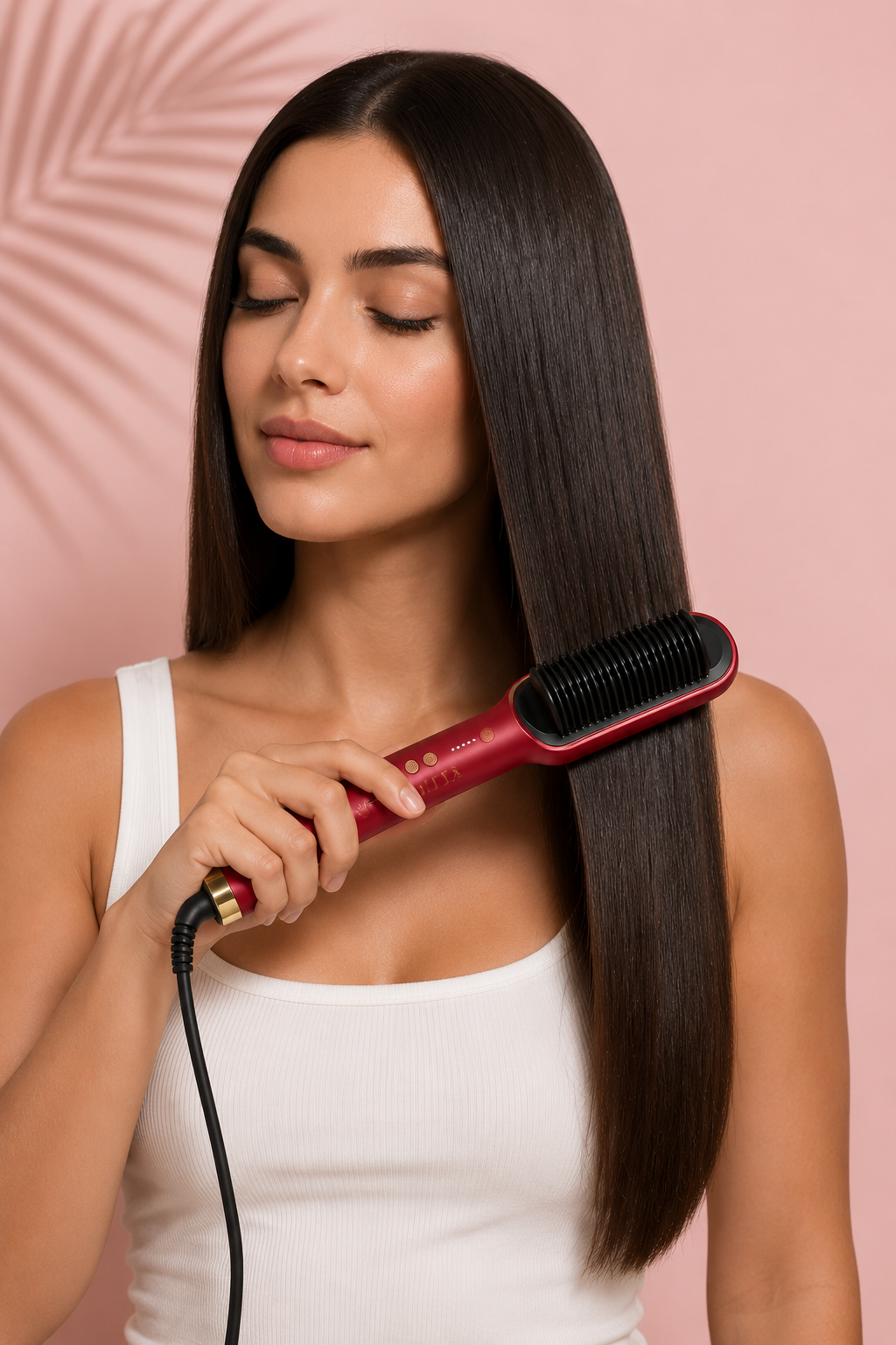 VITTA Style Duo — 2-in-1 Ionic Ceramic Straightener & Curling Brush