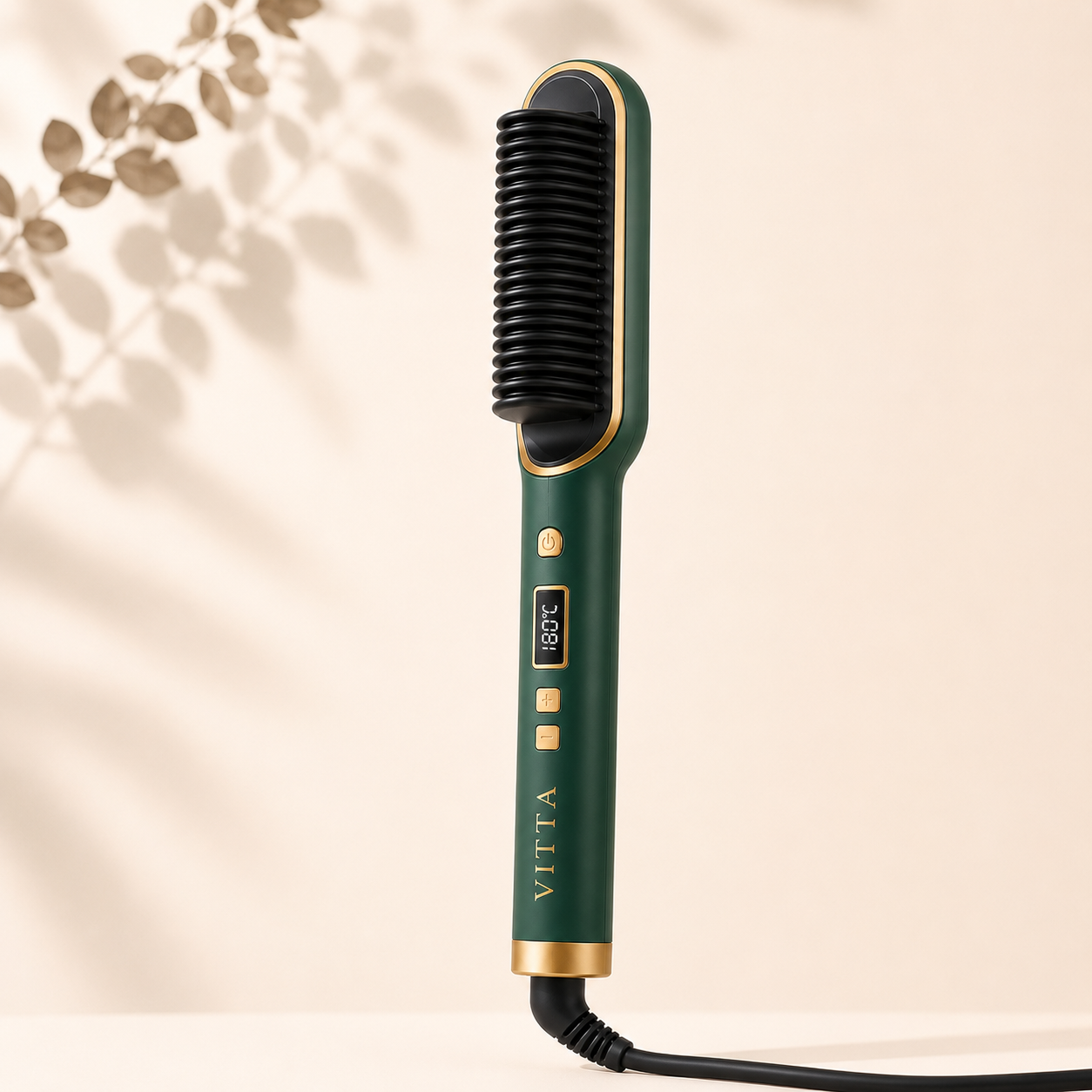 VITTA Style Duo — 2-in-1 Ionic Ceramic Straightener & Curling Brush