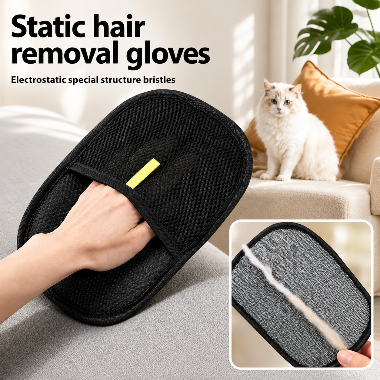 PawClean Pro™ – Pet Hair Remover Mitt for Dogs and Cats