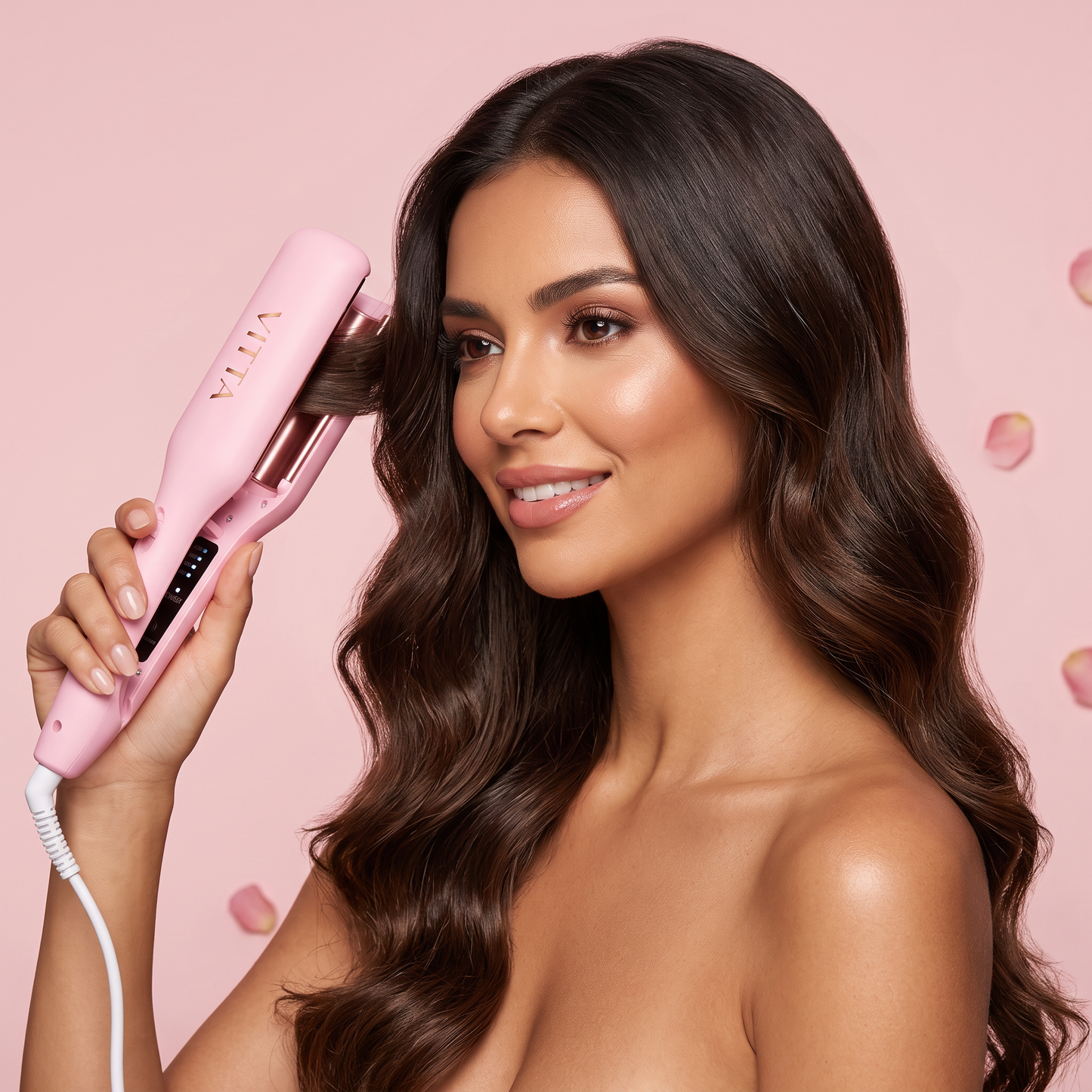 VITTA Deep Wave Hair Iron 32mm | Professional Ceramic Hair Waver with 4 Heat Settings