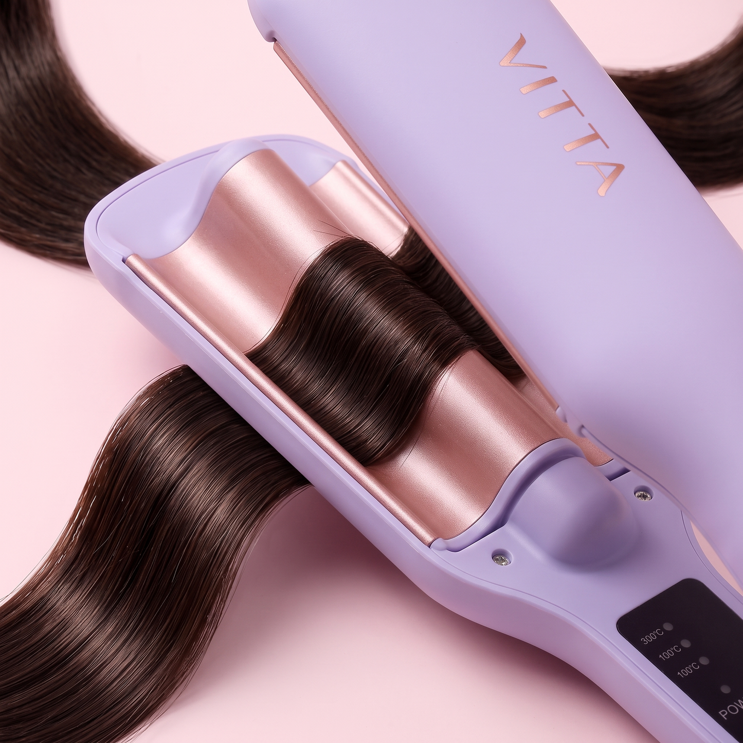 VITTA Deep Wave Hair Iron 32mm | Professional Ceramic Hair Waver with 4 Heat Settings