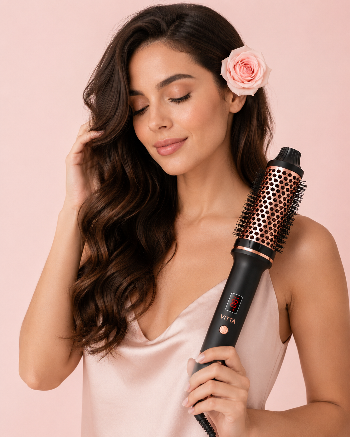 VITTA Curl Pro™ | 3-in-1 Ionic Ceramic Curling & Volumizing Brush