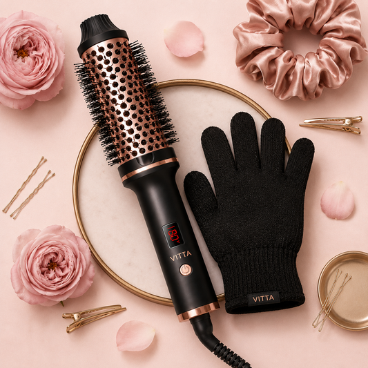 VITTA Curl Pro™ | 3-in-1 Ionic Ceramic Curling & Volumizing Brush